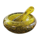 Vintage mortar and pestle from the glassworks of Biot 70s