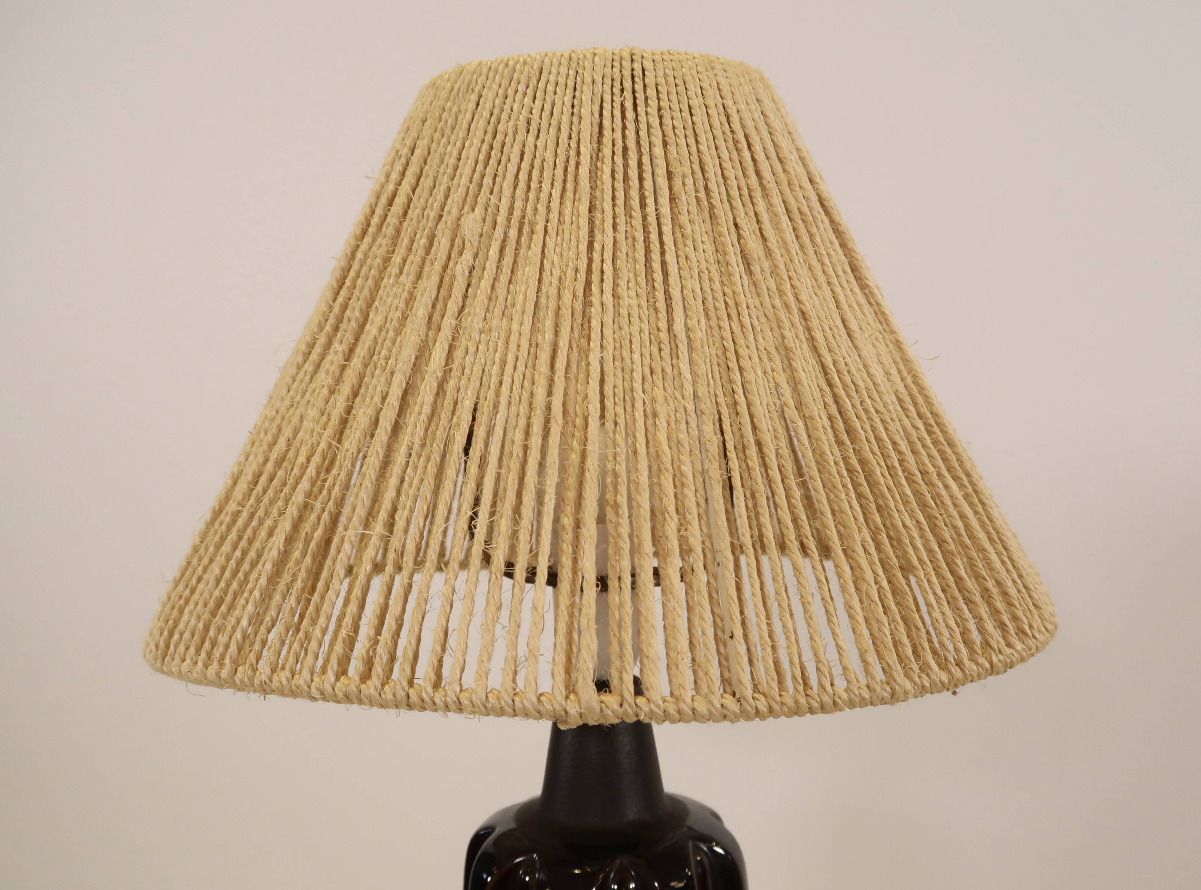 Ceramic table lamp by Soholm, Denmark 1960 's