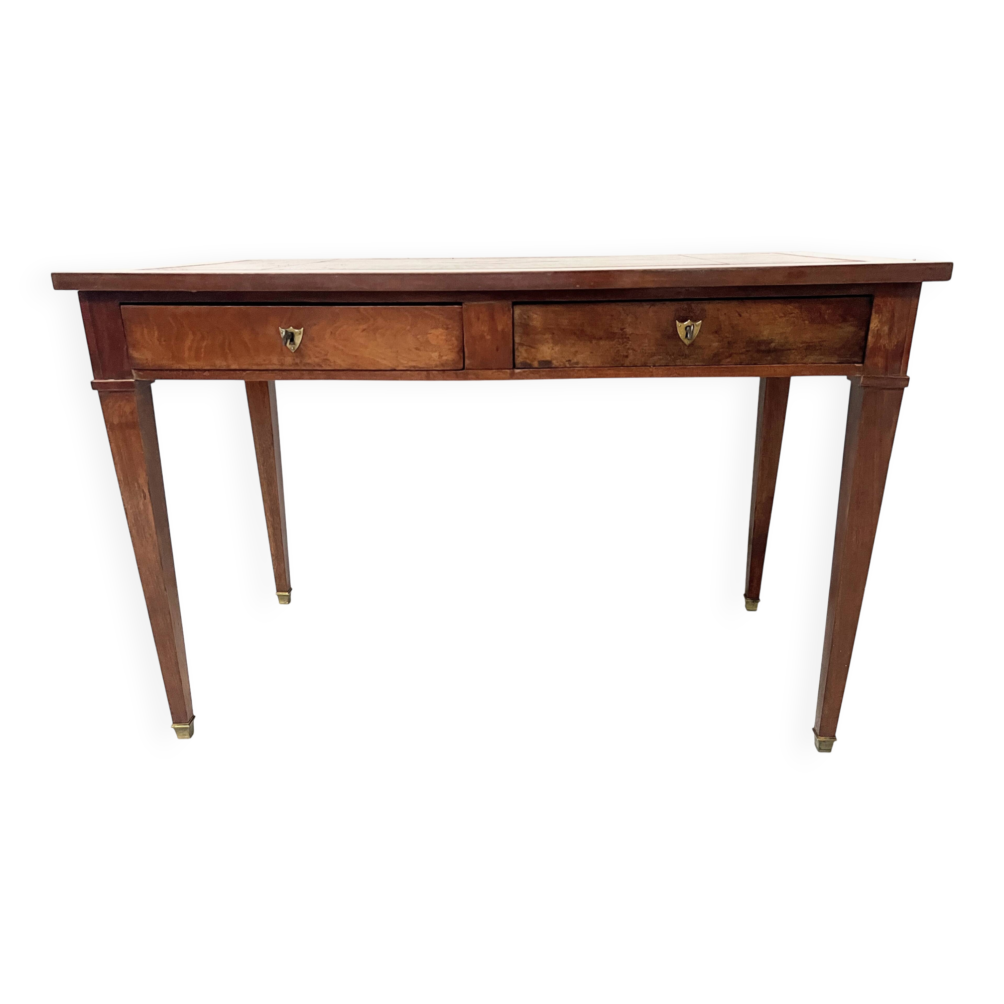 Bureau de style Louis XVI en acajou et placage XX siècle