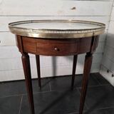 Louis XVI style bouillotte table in mahogany