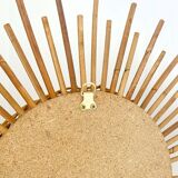 Rattan sun mirror