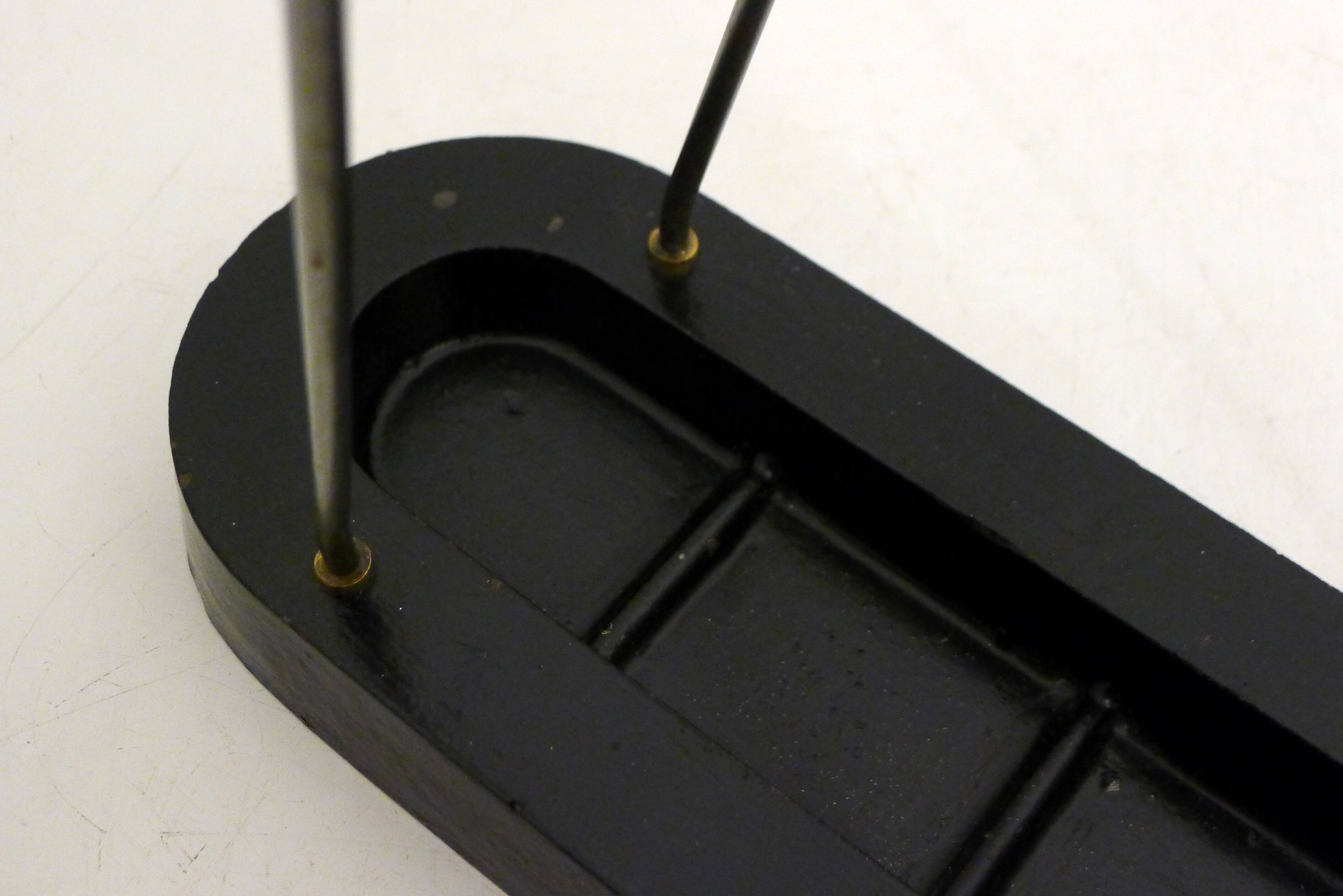 Modernist umbrella stand, Bauhaus style, in metal