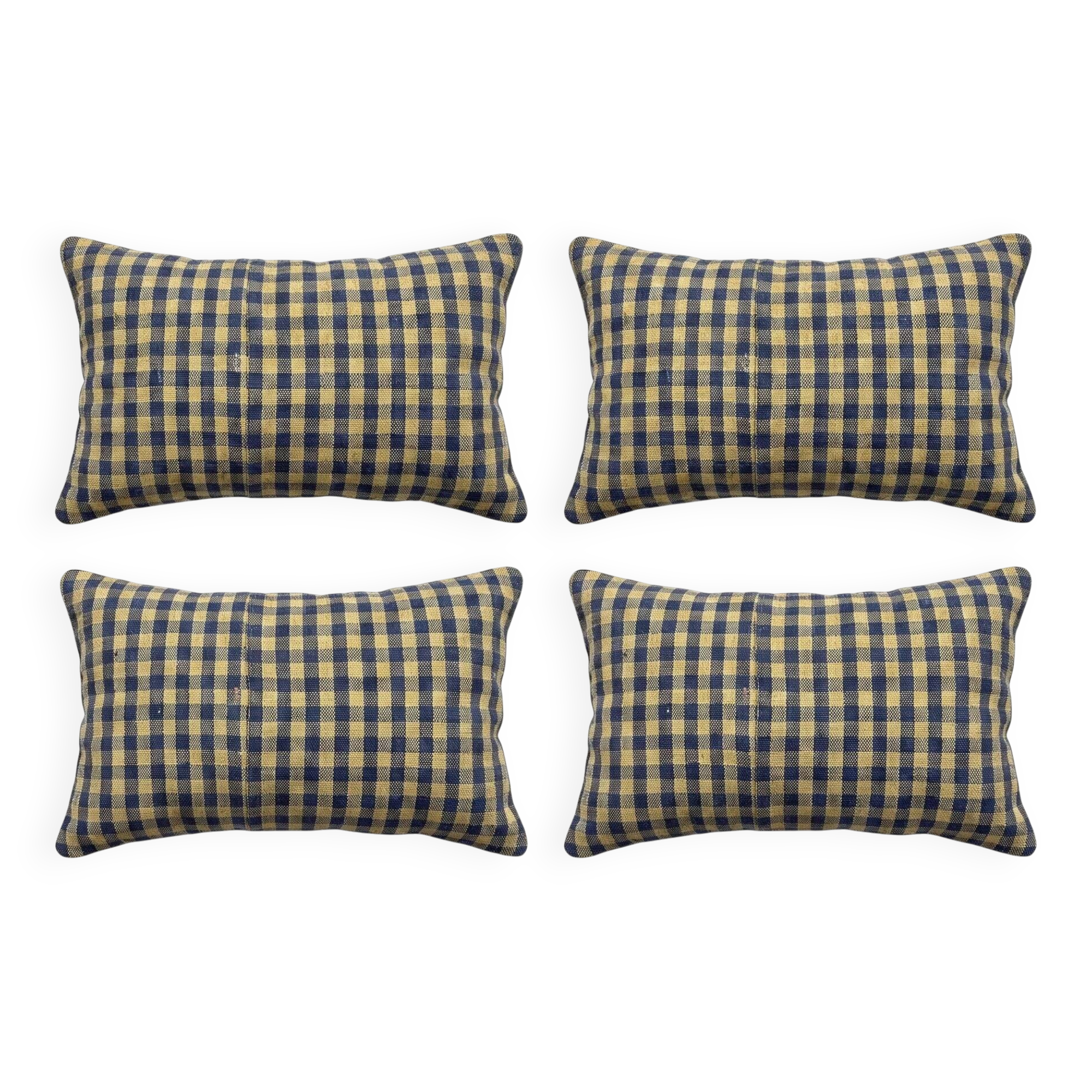 Set of 4 vintage kilim cushion covers 41x58 cm