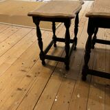 Three nesting coffee tables