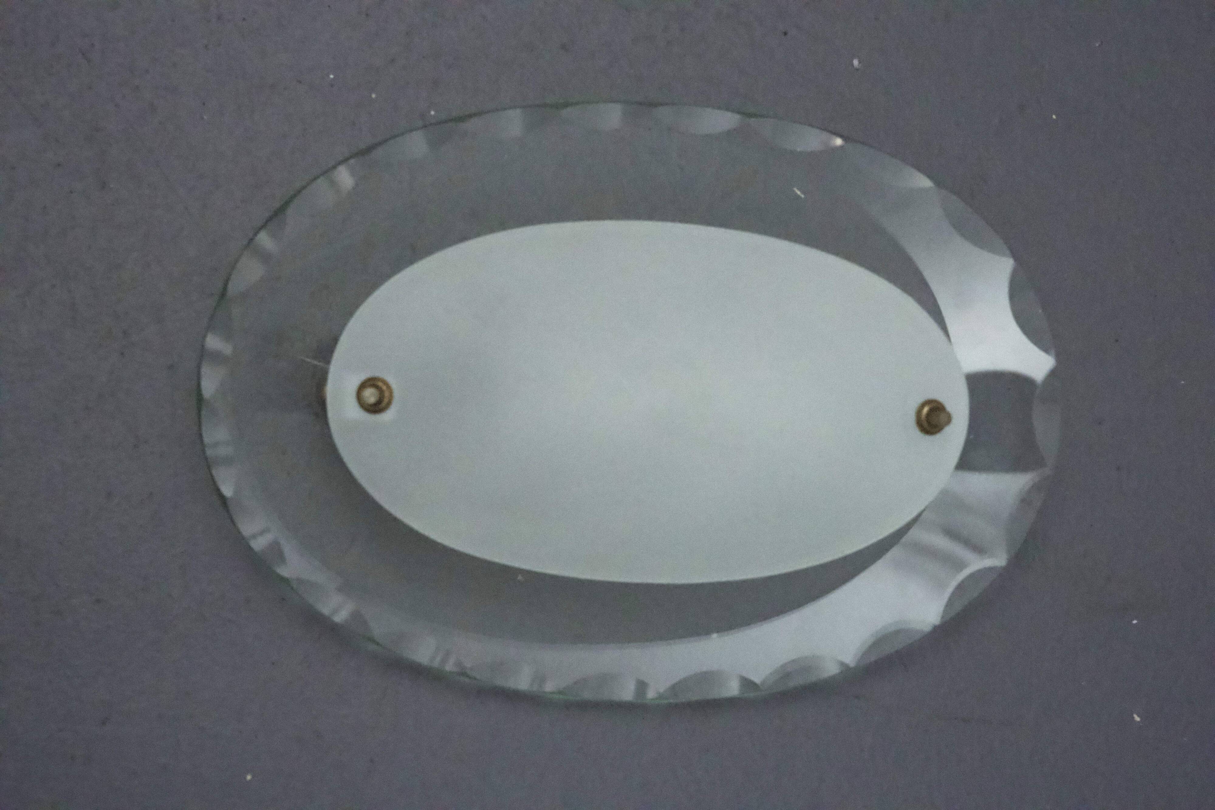 Set of Three Curved Glass Sconces by Cristal Art, Italy, 1960s