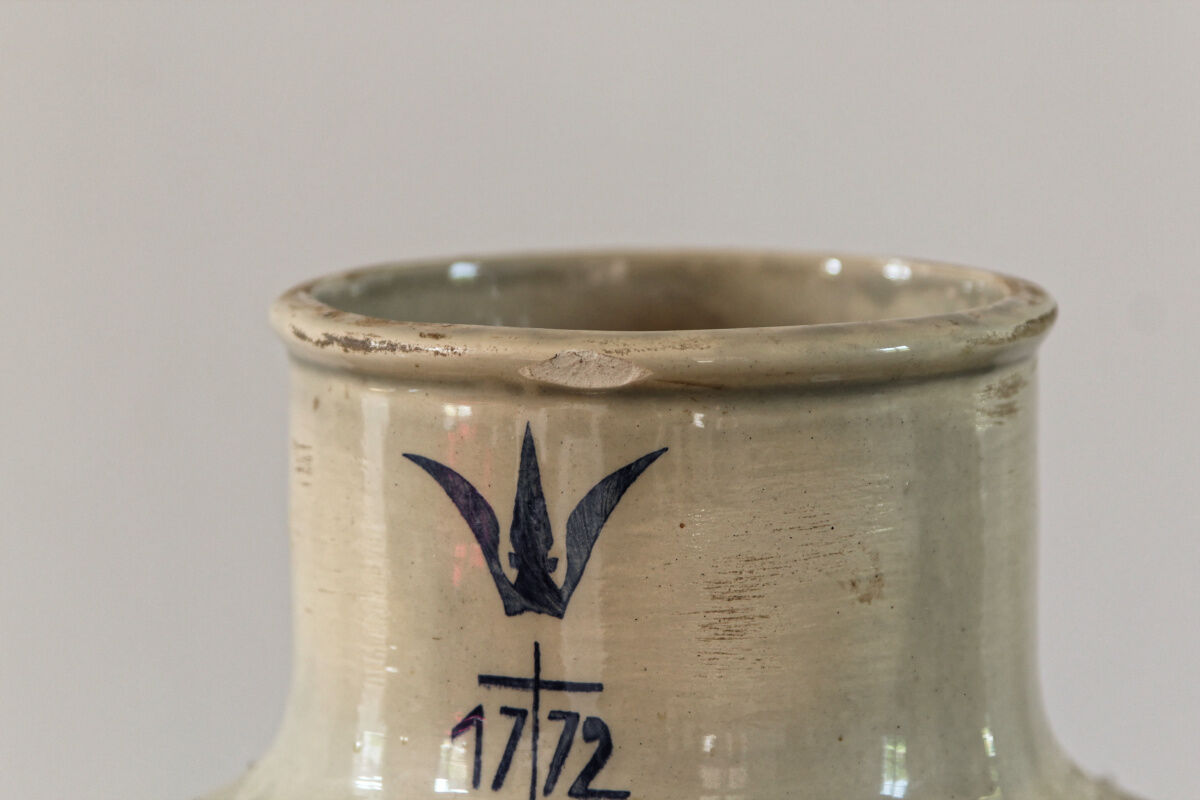 Old ceramic vinegar