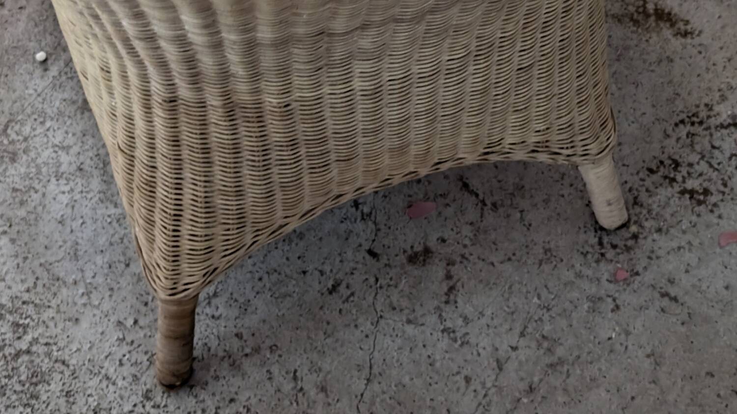 Vintage rattan lounge