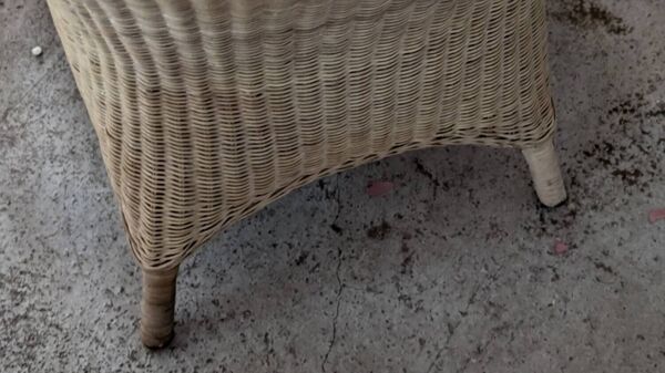 Salon en rotin vintage