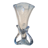 Artist Vase - Farinelli for Biot | Cloud Blue Bubbled Glass