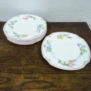 Set of Villeroy & Boch "Clarissa" plates - Bone China - Ø 26.5 cm