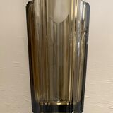 1970 smoked glass vase