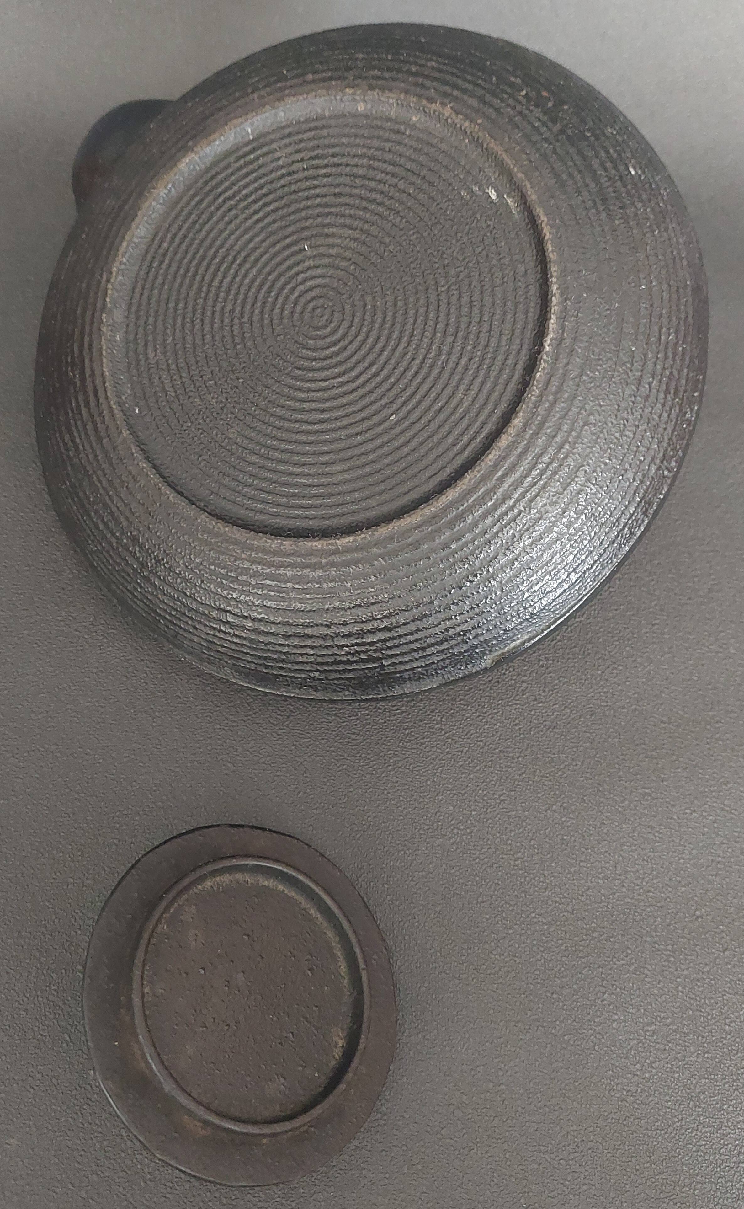 Théière vintage en fonte noire 700 ml