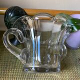 Molded pressed glass cup