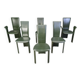 Chaises de salle à manger vintage par Pietro Costantini, années 1980, ensemble de 6.