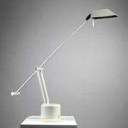 Minimalist White Adjustable Desk Lamp by Massive, Belgium — 1980s