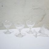 Set of 4 vintage ice cups