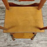 Transformable antique doll high chair