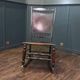 Antique English beech rocking chair cottage style