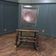Antique English beech rocking chair cottage style