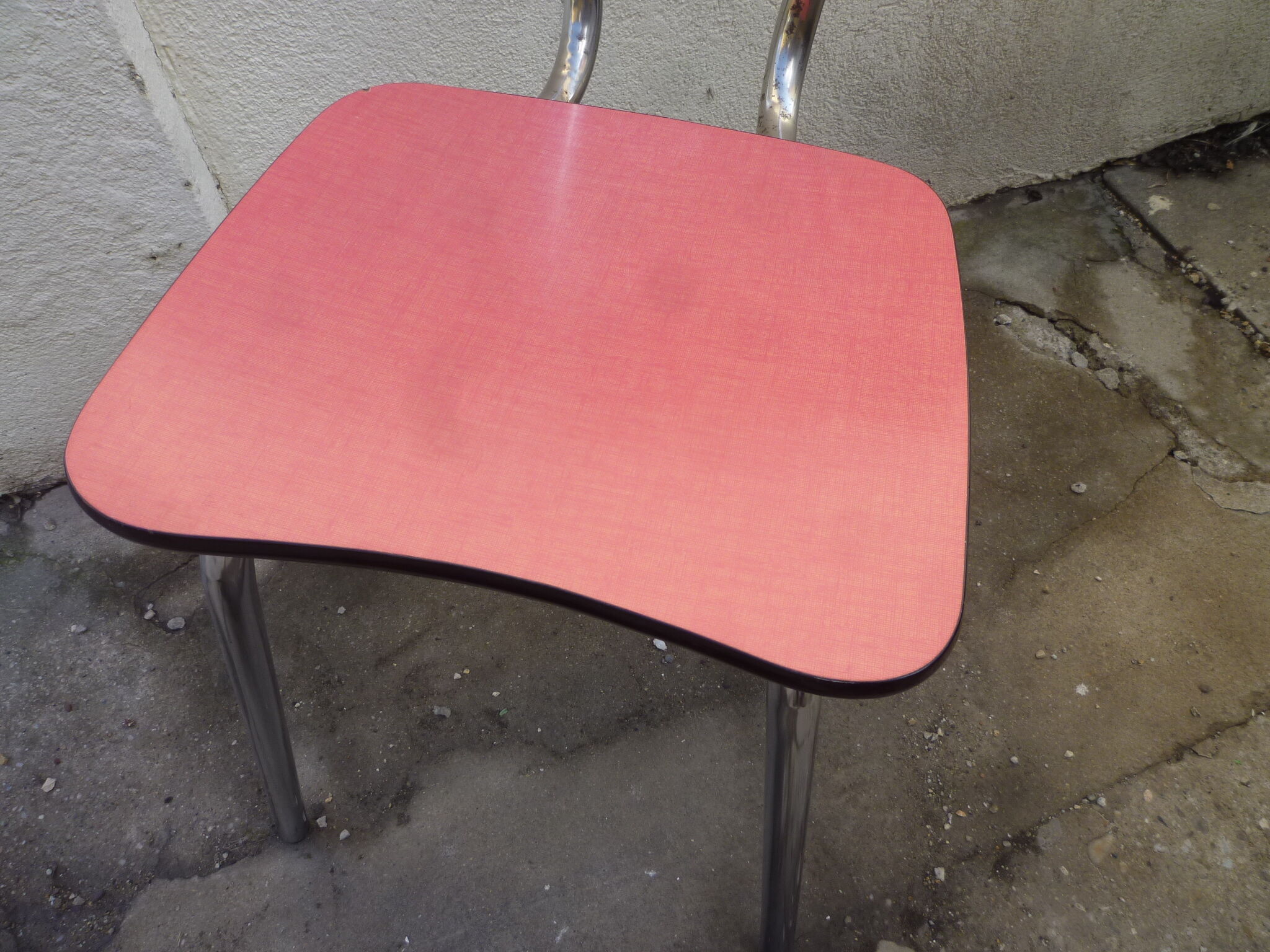Red formica Chair