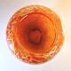 Blown glass vase – sea foam effect