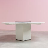Van den Berghe Pauvers postmodern geometry dining table 1980