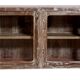 Buffet vitrine étagère en teck birman ancien