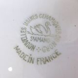 2 vintage dessert plates from St Amand