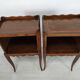 Marquetry bedside tables