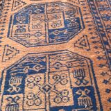 Vintage 20th century corridor Afghan carpet 88 X 329 CM