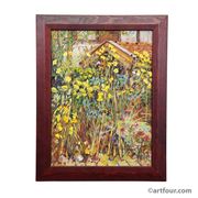 Large oil painting of a garden landscape, Alexander Michael 1997