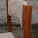 Six Scandinavian beech chairs, 1970s.