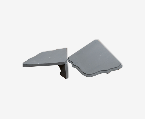 Pair of wall consoles