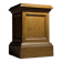 Classic wooden pedestal 20th century