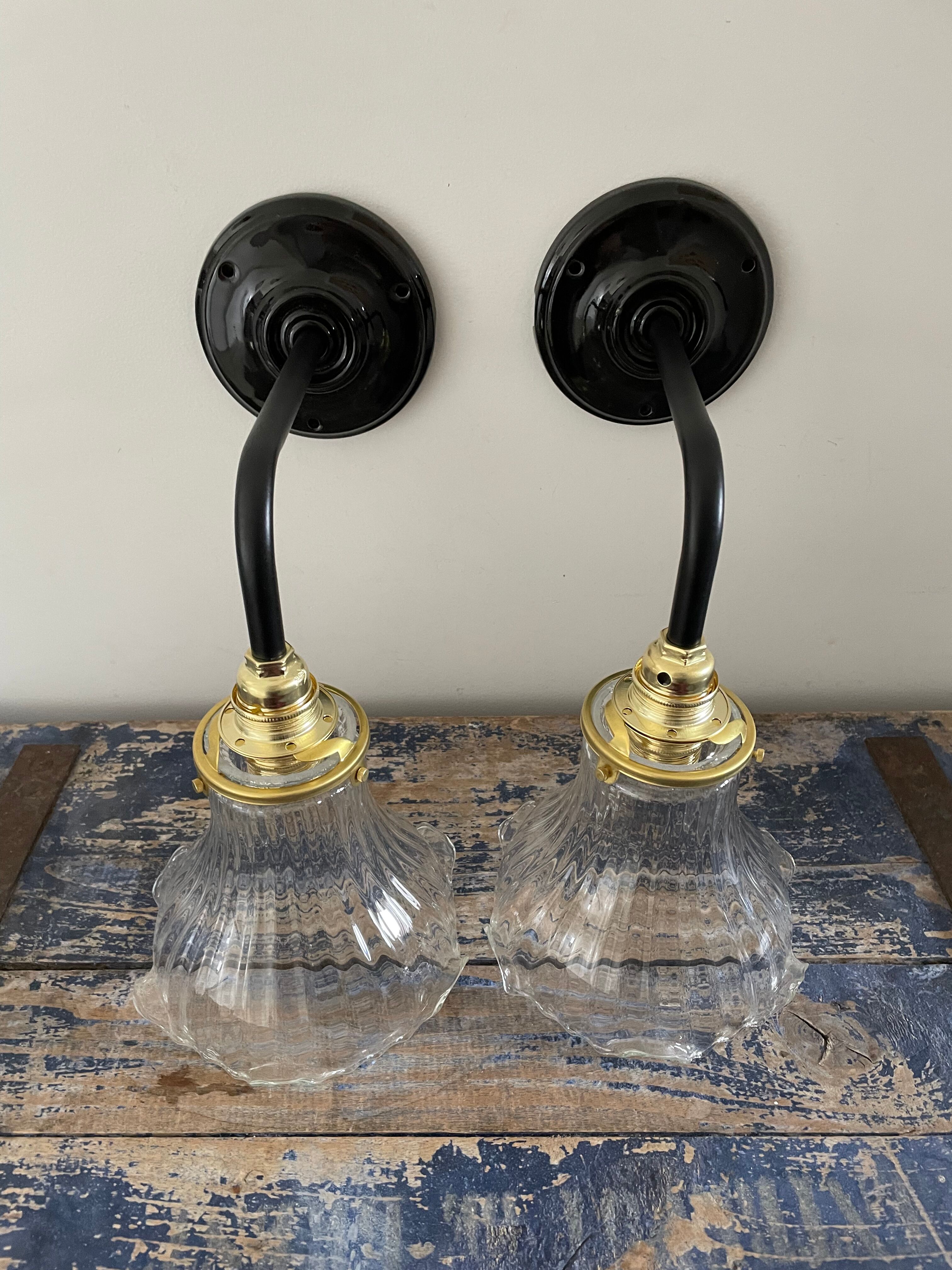 Pair of vintage wall lights