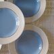 Ensemble de 8 assiettes creuses modèle Excellence de L'amandinoise