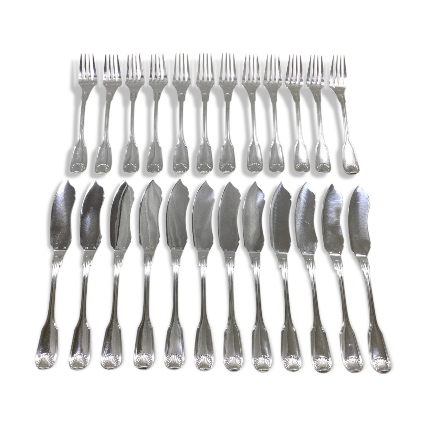 Cailar Bayard 12 Cutlery to Fish Shell