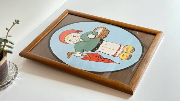 Sérigraphie sur médaillon de papier