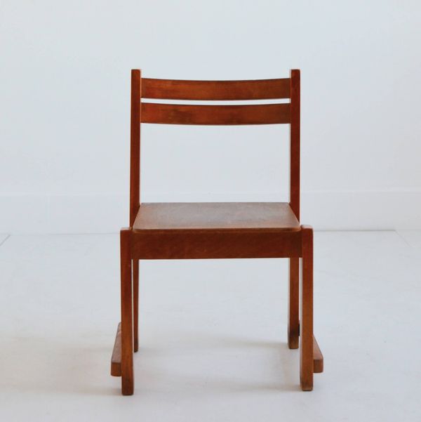 Chaise enfant vintage 1950s
