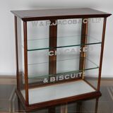 Mahogany Counter Top Cake & Biscuits Shop Display Cabinet, circa 1900