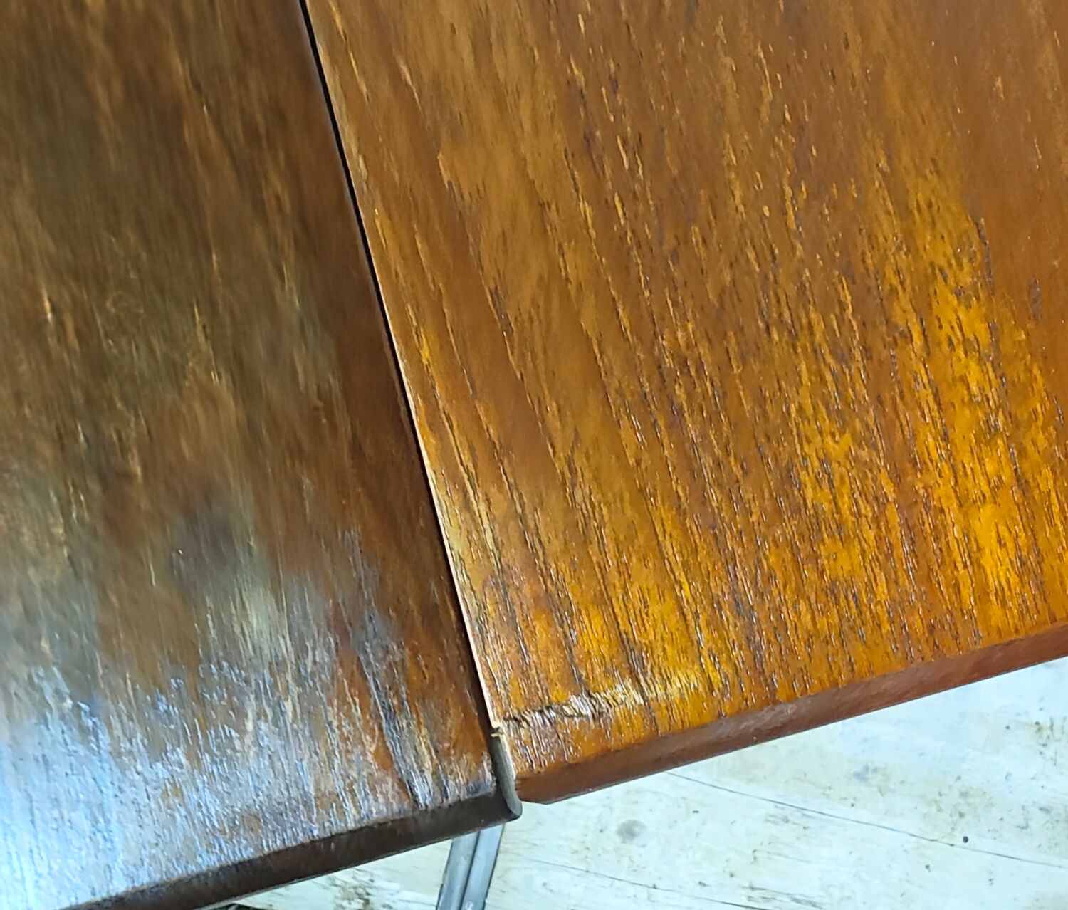 Vintage Scandinavian teak drop-leaf table, modular, 1960s.