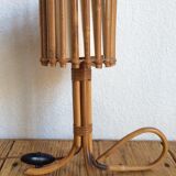 Rattan lamp, 60s