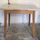 Kitchen table 1960's with extensions, formica and base wood compass