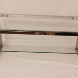 Vintage chrome coffee table