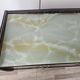 Mid Century 70's Chest of Drawers with Glass Top