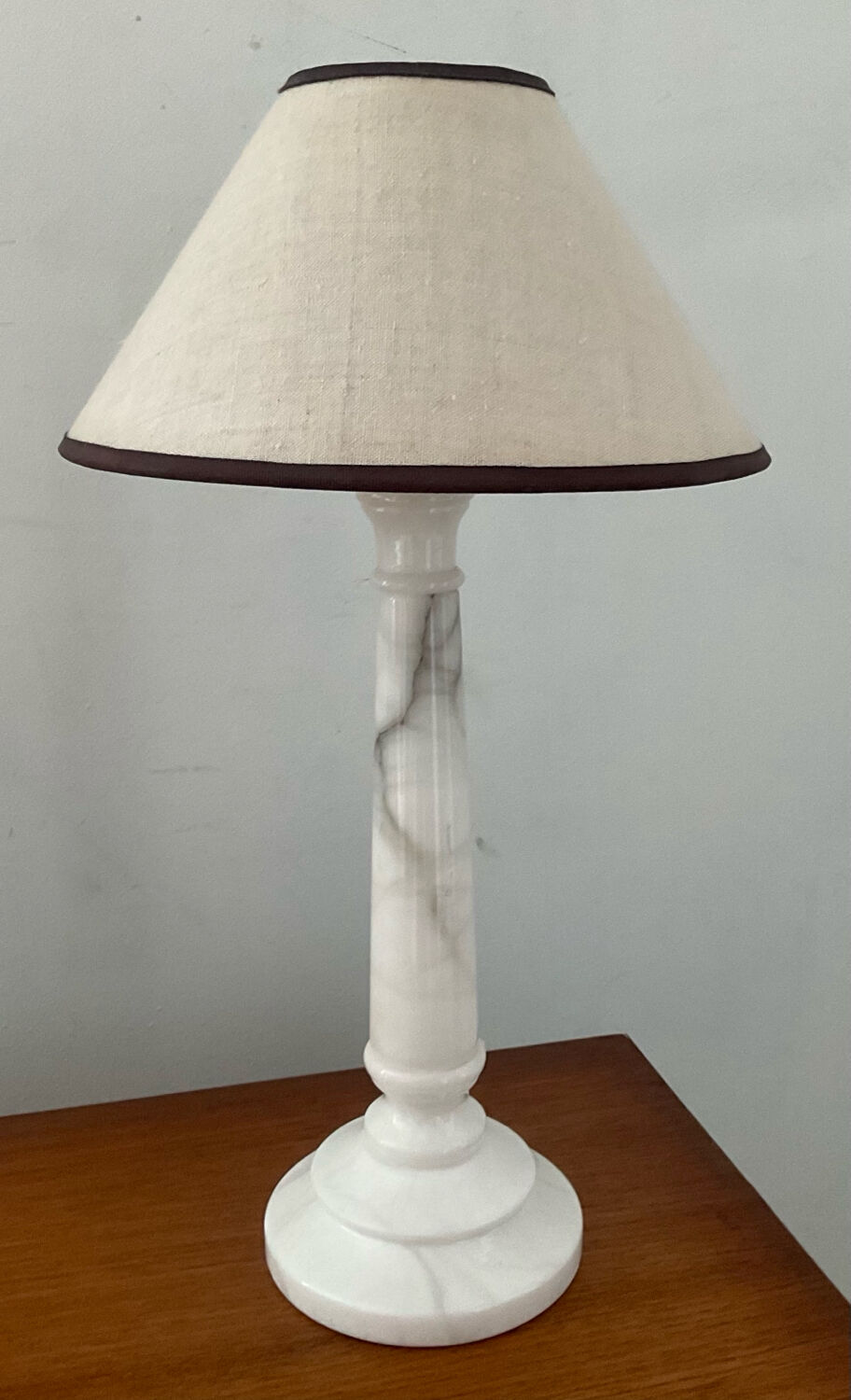 Vintage marble lamp from the 70s