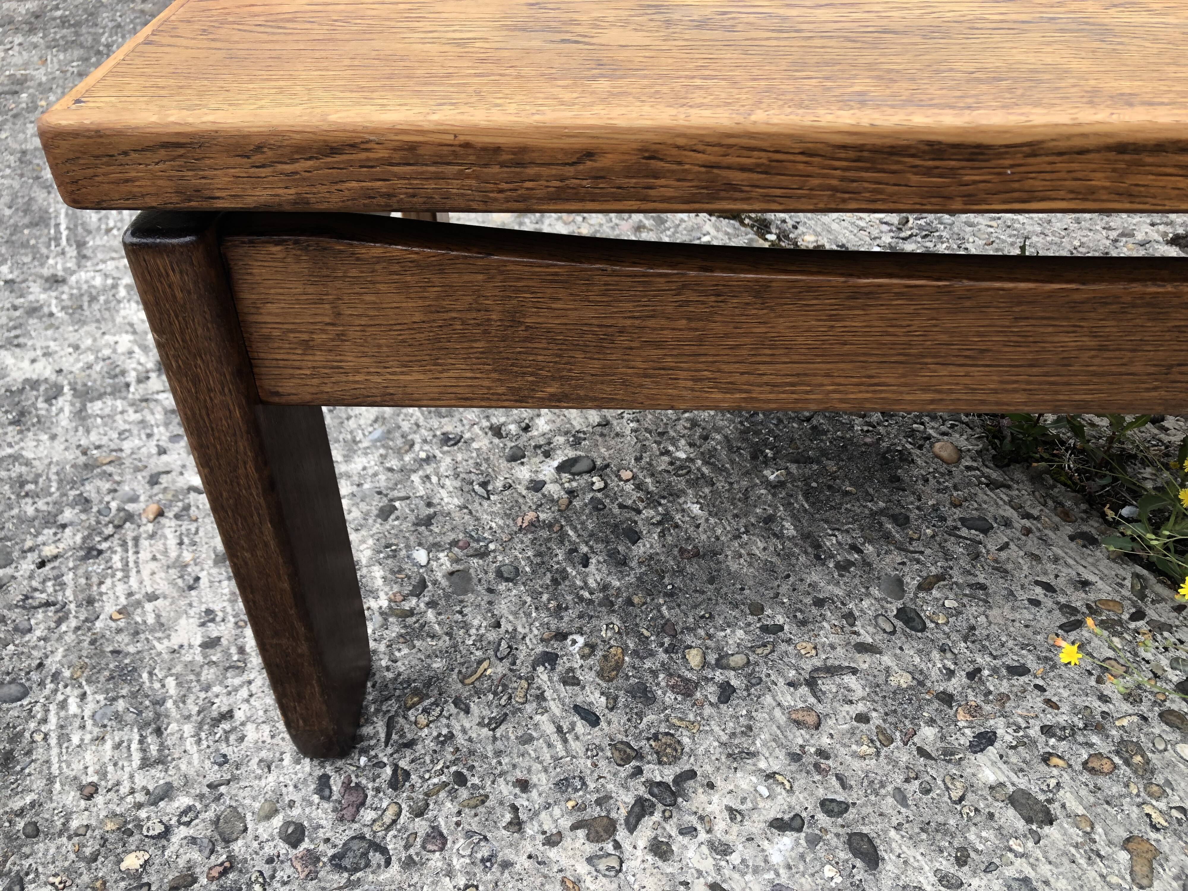 Vintage wooden coffee table 60s