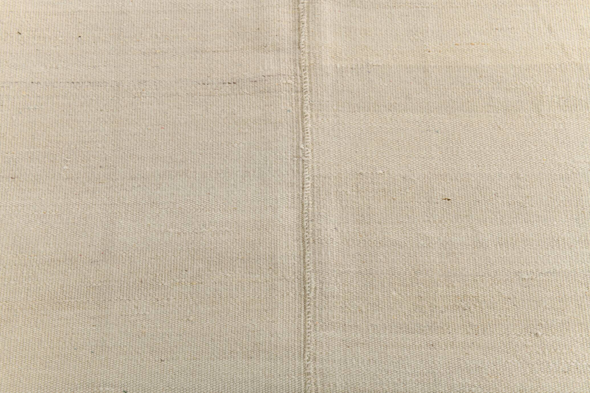 Tapis vintage turc de couleur douce, beige pastel et crème, 9 x 11, 285 x 334 cm, SK 33306