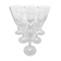 Set de 6 Flûtes à champagne en verre gravé 10 cl