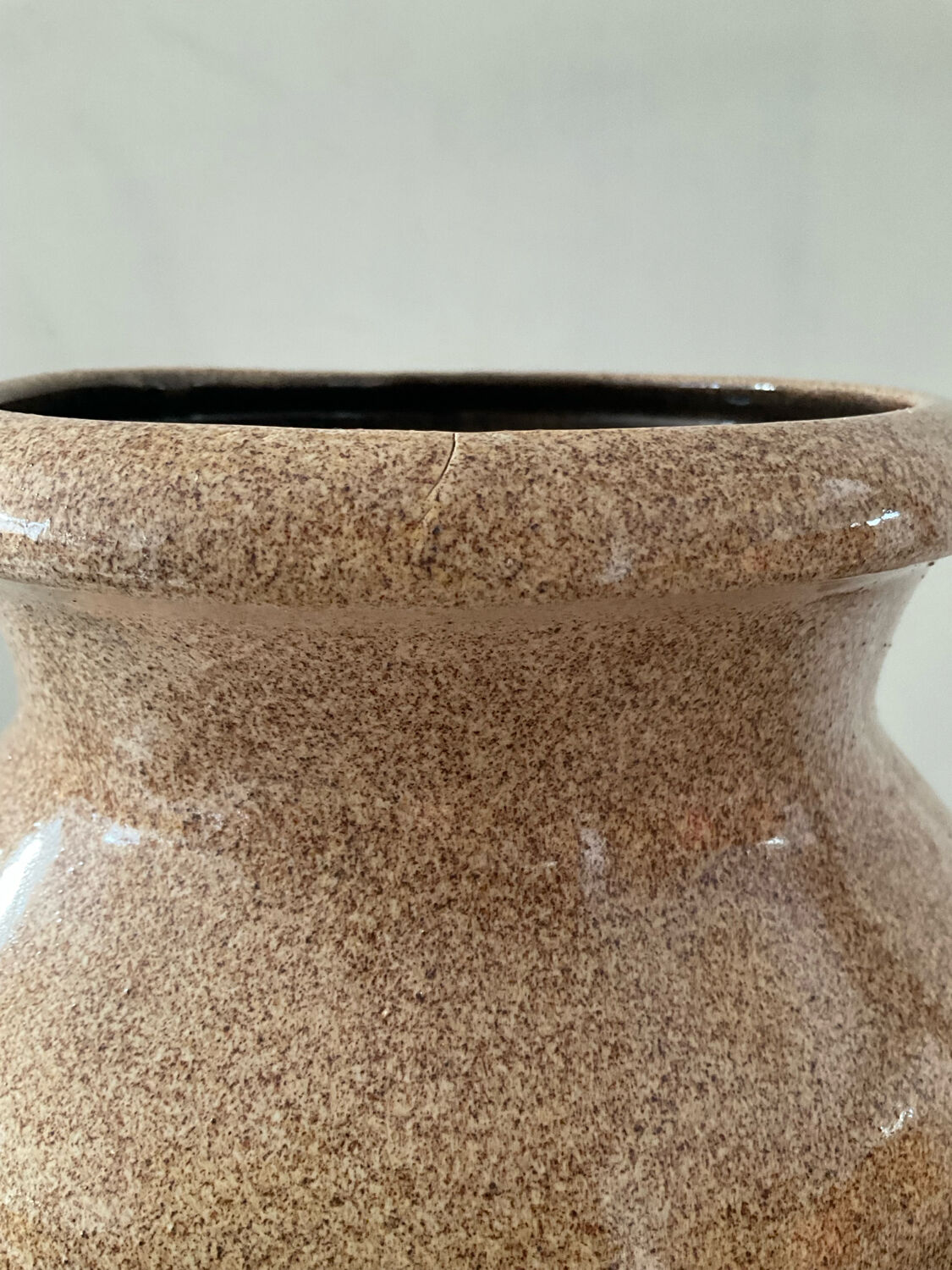 Grand vase Scheurich Germany en grès émaillé